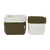 Petit modèle / Kaki et Grand modèle / Kaki